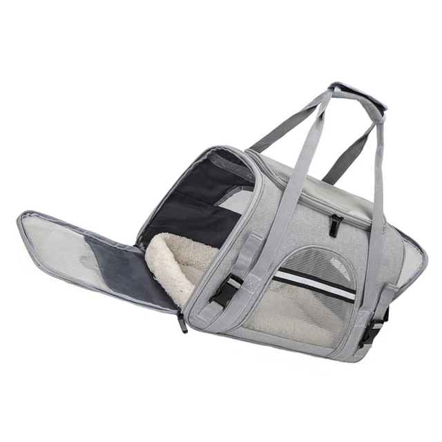 Oxford Tela Bolso para Mascotas Recién para Gatos Al Exterior Bolsa de Transporte Conejo