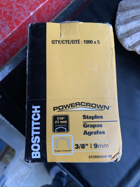 5000 Bostitch STCR5019 3/8 9mm Staples