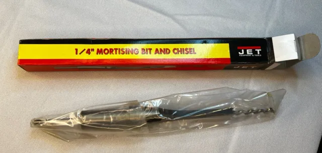 JET 1/4" Mortising Chisel & Bit for Mortisers - 708590 - Brand New