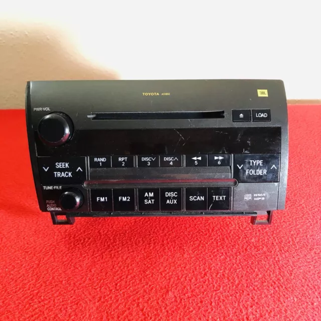TOYOTA Sequoia Tundra JBL Satellite Radio 6 Disc Changer MP3 CDPlayer OEM A51828