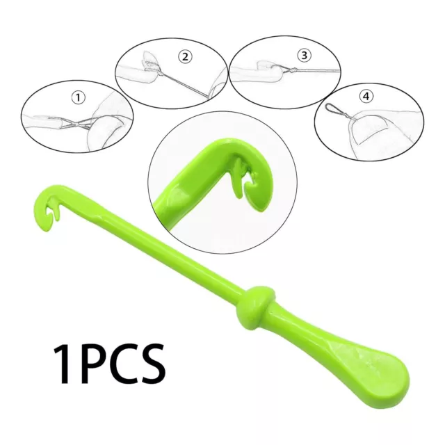 2PCS Tie Fast Nail Knot Tying Tool & Loop Tyer Hook Tier for Fly Fishing Lin.e 2