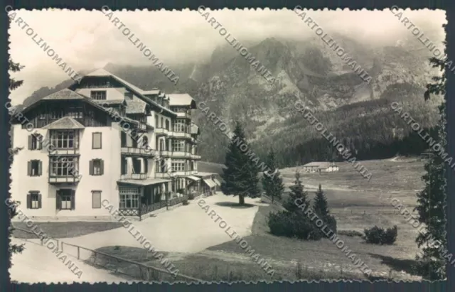 Trento Tweezolo Madonna di Campiglio Campo Carlo Magno photo postcard ZB0765