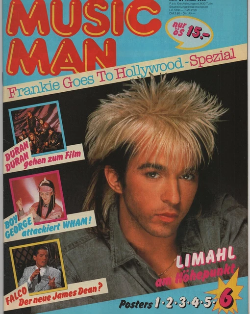 Music Man # 1/1985 Falco Depeche Mode Duran Duran Pat Benatar