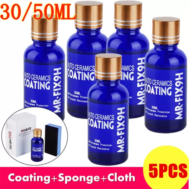 5-PACK 50ML 9H MR FIX SUPER CERAMIC CAR COATING Wax HIGH QUALITY