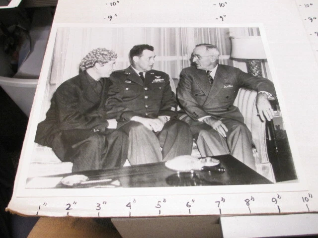 HARPO MARX Brothers TV show promo photo 1960s President Harry Truman military