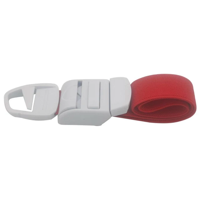 Torniquete portátil para exteriores hebilla médica de emergencia tipo torniquete (rojo)