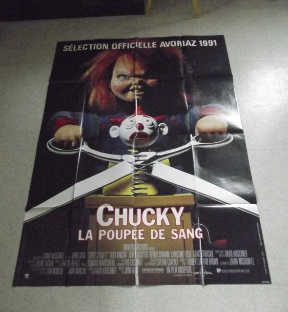 CHUCKY LA POUPEE DE SANG Affiche De Film 60x160 Cm 1990 Alex chucky-la-poupee-de-sang-affiche-de-film-60x160-cm-1990-alex