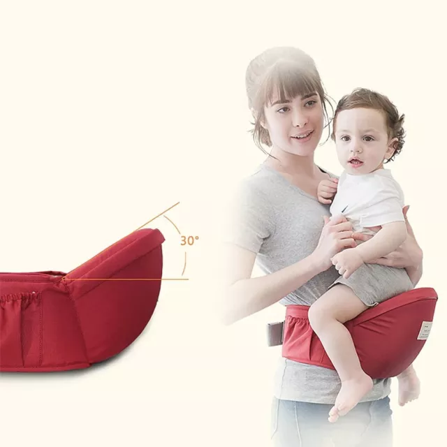 Single Stool Slope 45 Degrees Baby Waist Stool Holding Baby Waist Stool Strap 3