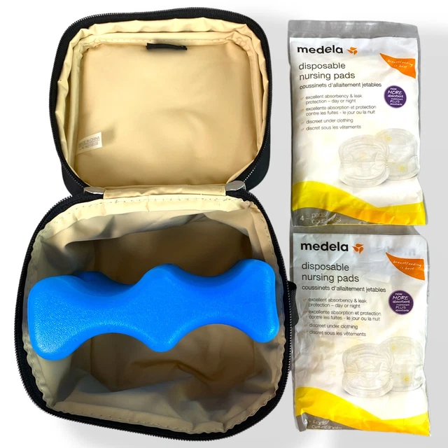 Medela Travel Cooler Insulated Bag for Breast Milk Storage Ice Pack Nursing Pads