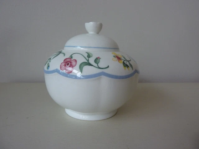 Villeroy & Boch V&B Mariposa Zuckerdose mit Deckel Dose Höhe ca. 10,2 cm