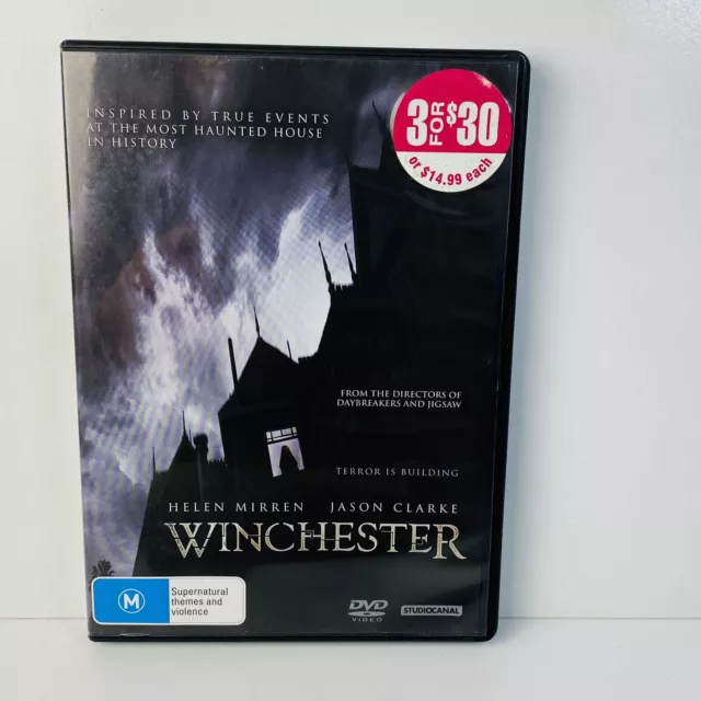 Winchester (DVD, 2018) Horror Region 4 - Fast Free Post - NEAR MINT