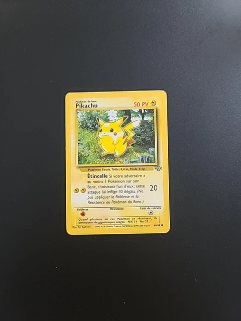 60 Psa 9 POKMON PIKACHU 60/64 JUNGLE PROMO CARD  Italian, Near Mint, With  Stamp Set Price List