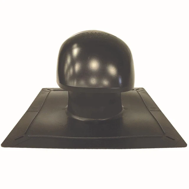 ROOF VENT KIT Bath Dryer Ventilation Noise Reducing Damper 4" Metal