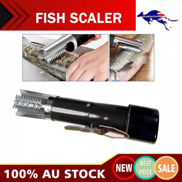 Electric Fish Scraper Cordless Fish Scaler Cleaner Fish Scale Remover AU