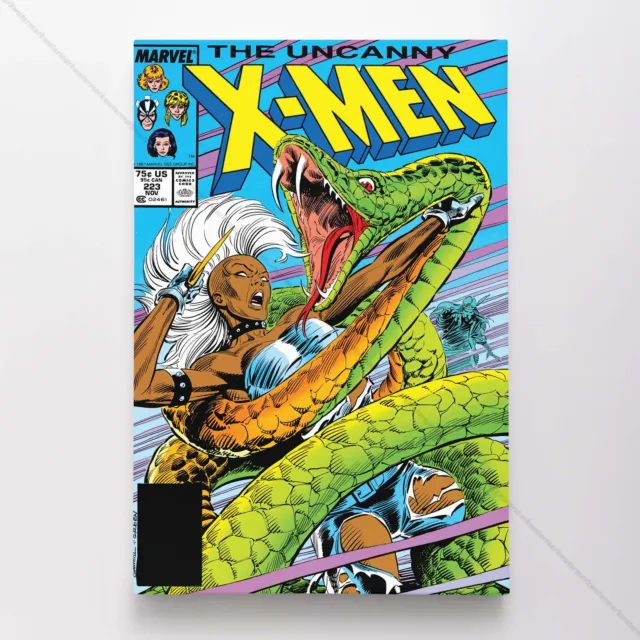 Uncanny X-Men Poster Canvas Vol 1 #223 Xmen Marvel Comic Book Art Print