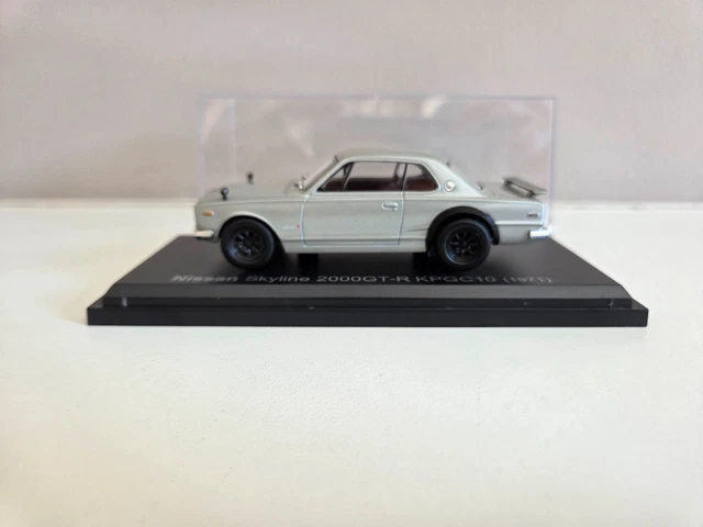 HACHETTE NOREV 1/43 Nissan Skyline 2000GT-R KPGC10 - Silver - 1973 EUR 32,49 - FR