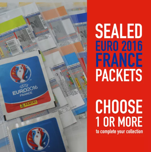 PANINI different sealed packets EURO 2016 FRANCE EC 16 | choose your packet tüte