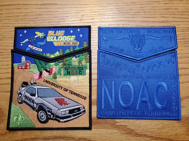 Boy Scout OA Blue Ox Lodge #26 Minnesota NOAC 2022 Flap Patch Set