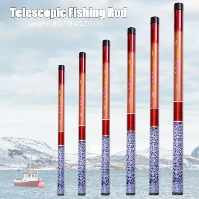 Ultralight Telescopic Fishing Rod Portable Carp Feeder Fishing Tackle Lake