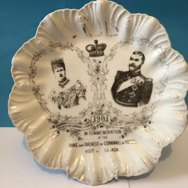 Duke & Duchess Of Cornwall Visit To Canada 1901 - Commemorative Plate