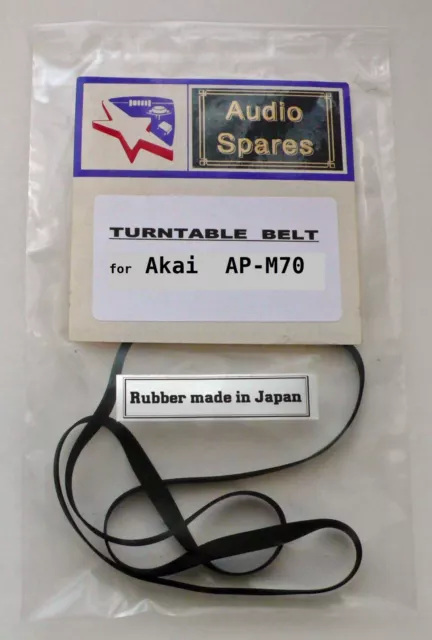 Turntable Belt for Akai Turntable Model AP-M70 , APM70