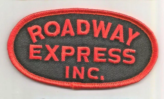 Roadway Express Inc (big R) driver patch 2 X 3-7/8 #128