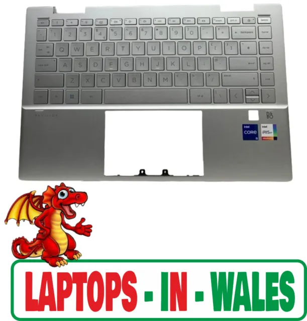 EX-CON HP Pavilion 14-DY UK Tastatur Handauflage Touchpad Abdeckung hintergrundbeleuchtet LED CORE i5