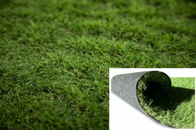 Super Thick 40mm Artificial Grass Astro Turf £8.74m² Quality Garden Fake Lawn