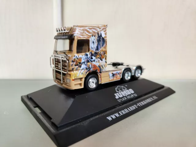 Herpa 1:87 MB Actros Truck N Roll Erhardt-Verkoren