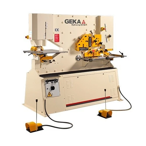 Geka 60 Ton Ironworker  Brand New  Punches & Dies   Dual Cylinder  1 LEFT  !!