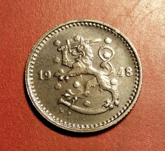 *Finland * - 1 markkaa 1948  *- Iron  - * EF / 1+ *