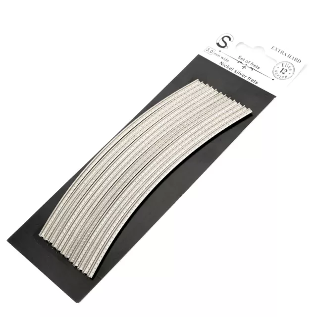 Sintoms Elite Nickel Silver Extra Hard 3.0mm Jumbo Electric Bass Fret Wire Set