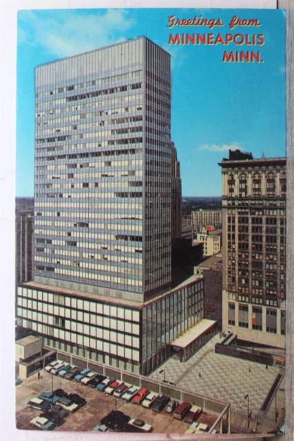 Minnesota MN First National Bank Building Postcard Old Vintage Card View Post PC