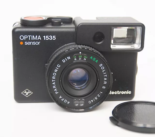 Agfa Optima 1535, Electronic camera, Paratronic Solitar S 1:2.8/40, Nice