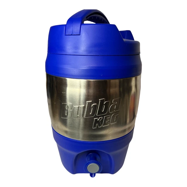Bubba Keg 128oz 3.8L Stainless Steel Blue Large Thermos with Spout Insulated