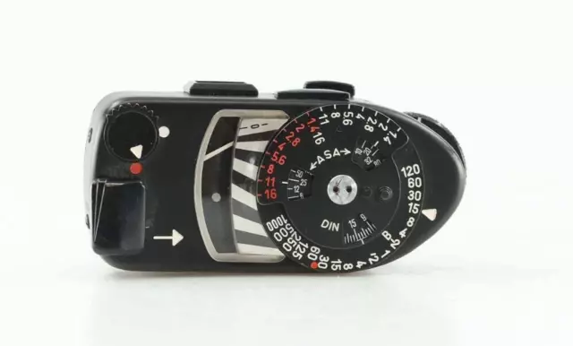 Leica Meter MR Belichtungsmesser Exposure Meter Schwarz Black  Leitz 92945