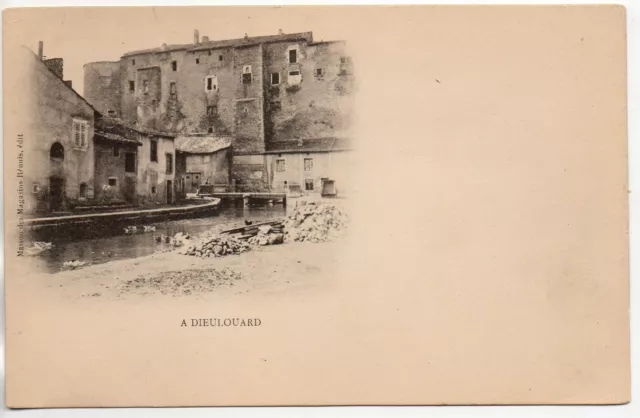 DIUSLOUARD - Meurthe et Moselle - CPA 54 - Chateau fort cloud card 1900