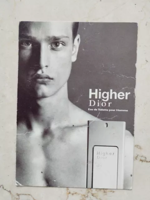 Dior higher Energy Perfume italian advertising Postcard  gay interest #2
