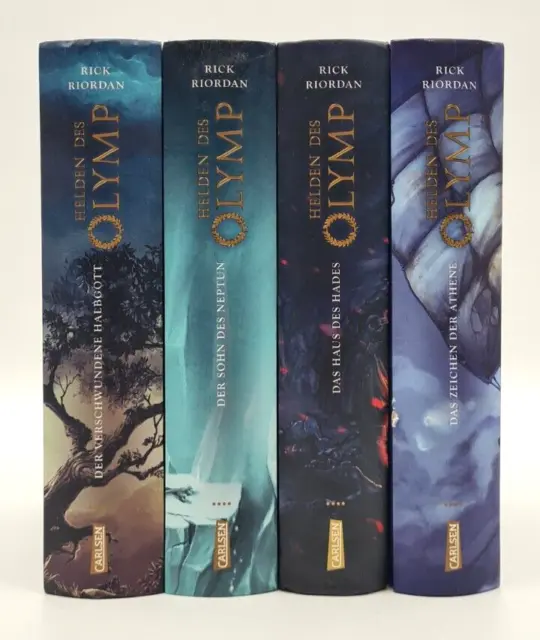 Helden des Olymp, Band 1-4, Rick Riordan, Carlsen Verlag, s. Fotos