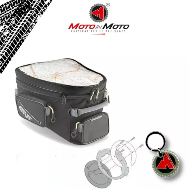 Borsa Serbatoio Tanklock Givi Ea118 +Flangia Suzuki Dl 650 V-Strom 650 2013 2014