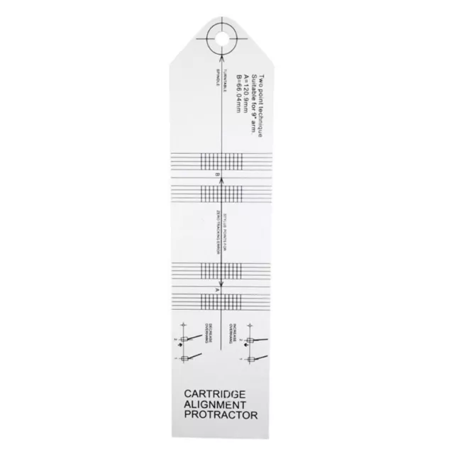 Protractor Pickup Calibration Distance Gauge Protractor Record Turntable