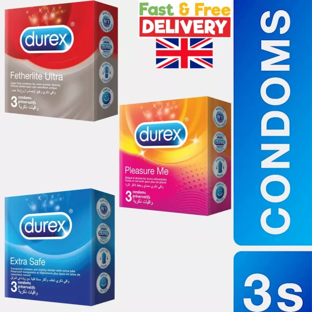 Durex All Types Thin Feel, Extra Safe, Invisible, Pleasure Me, Performa Condoms