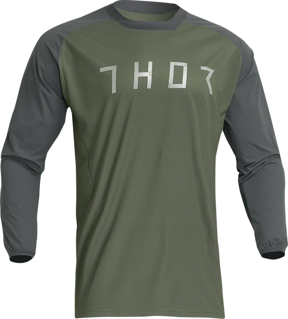 Thor 2910-7166 Jersey Terrain Army/Ch Sm Racewear