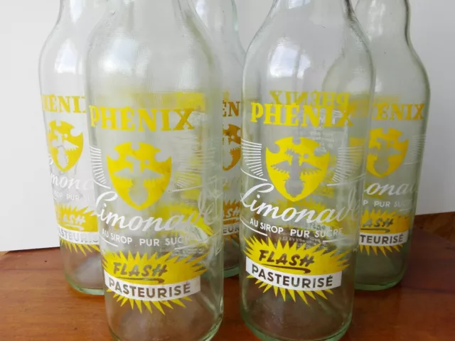 Bottle Screen Printing Lemonade Phenix Yellow Vintage Collection Creperie 3.4oz