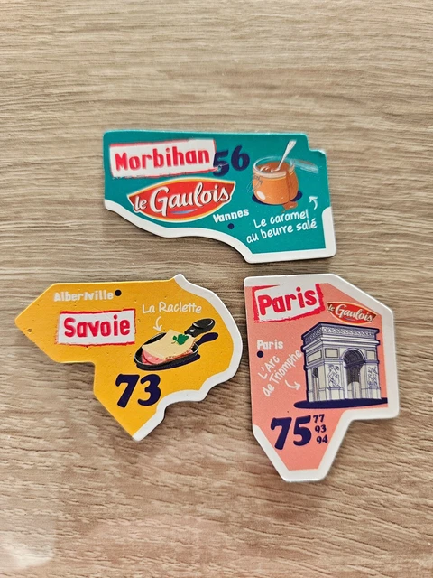 Lot De 3 Magnets Le Gaulois Départ'aimants – Tour De France 2015, Goodies
