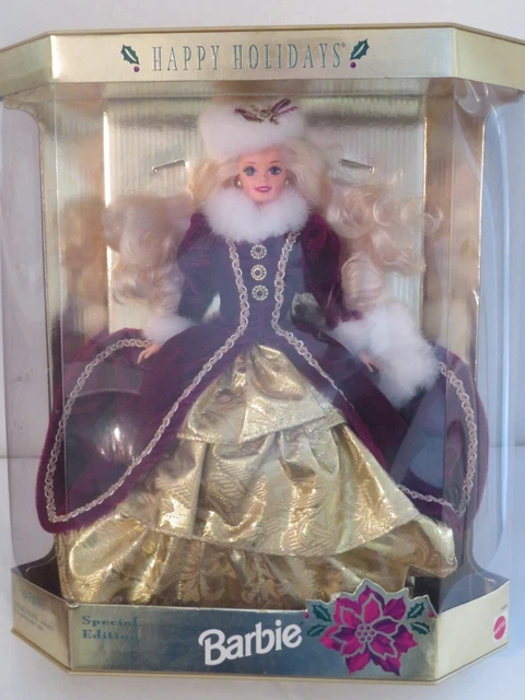 Vintage Happy Holidays Barbie 1996 MIB!!
