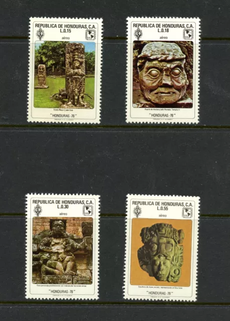 R1282 Honduras 1978 Maya Steles 4v. MNH