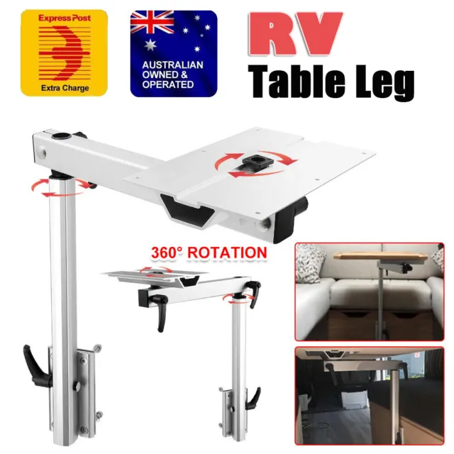Adjustable RV Table Leg Swivel Foldable For Boat Marine Motorhome Aluminum Alloy