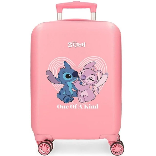 Valise Cabine Enfant Aristogatti Minou Marie - 55cm - ABS Rigide Rose - 35L