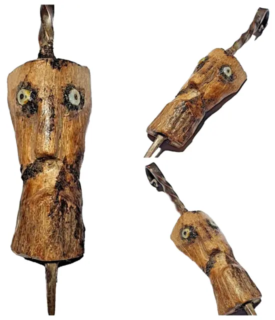 Early Medieval Anglo-Danish Norse Viking Era Pin Pendant – Anthropomorphic Mask 2